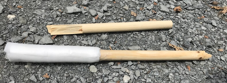 スイカ割りに適した棒の大きさ(長さ、太さ)と代用品