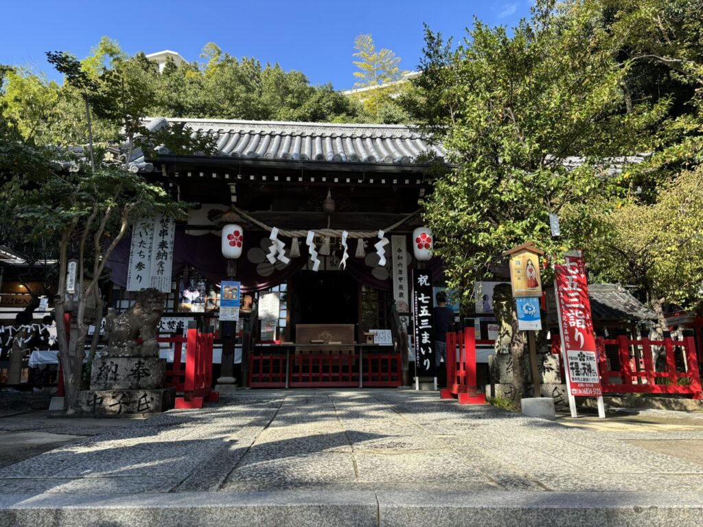 七五三 - 上新田天神社 - 豊中スタンプラリー