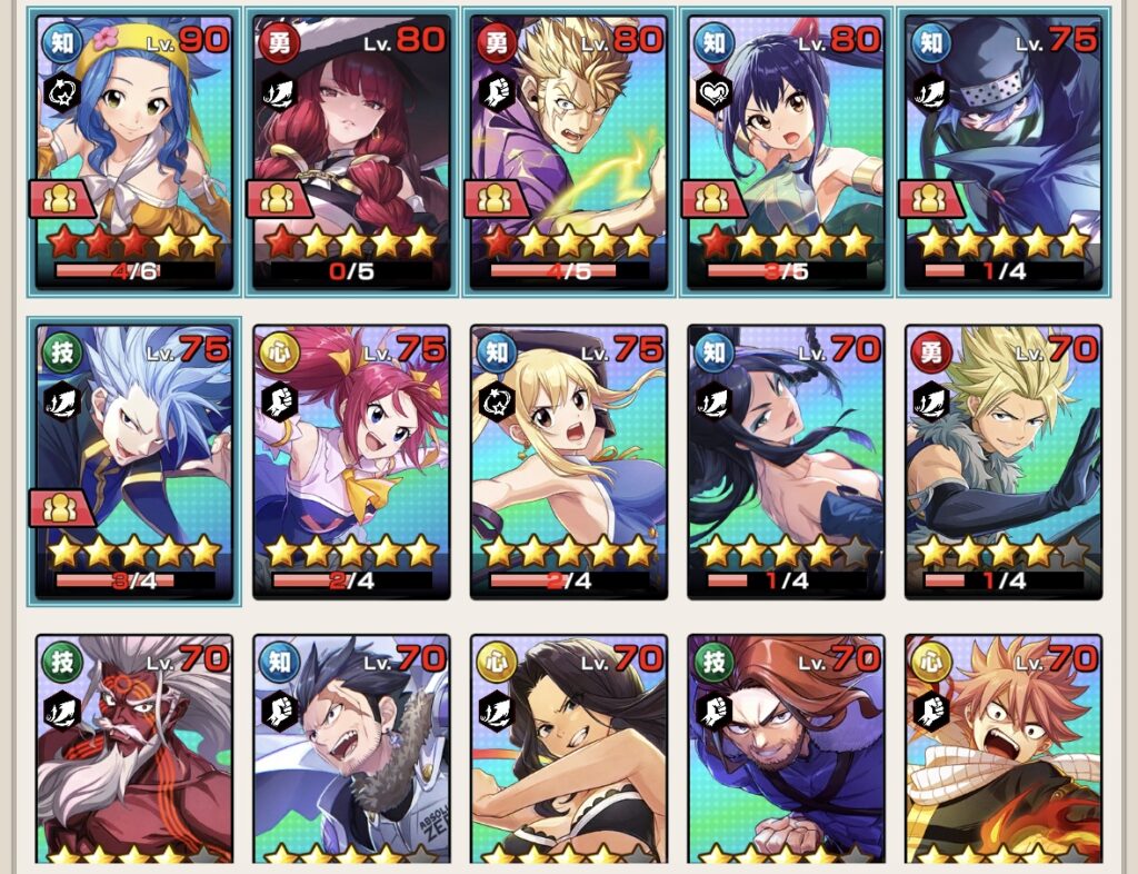 キャラクターレベルと覚醒レベル 『FAIRY TAIL まどクロ』を1週間やり込んで分かった！各コンテンツの遊び方と攻略ポイントまとめ